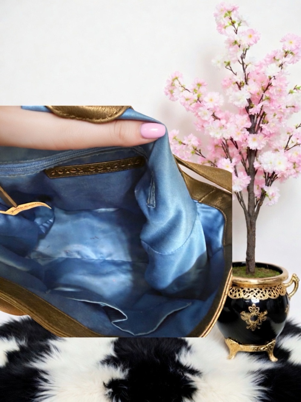 VINTAGE JUICY COUTURE Y2K HOBO TOTE - Picture 6 of 6